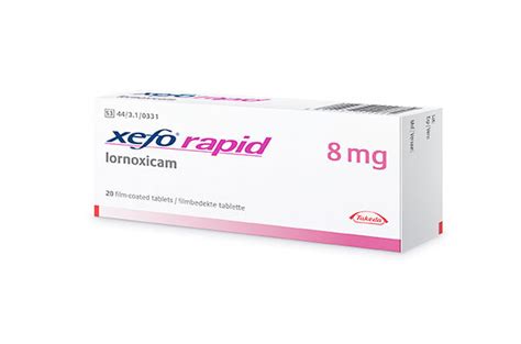 XEFO RAPID 8 Milligram Film Coated .